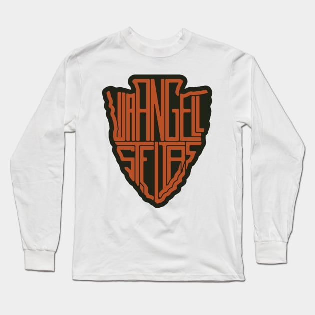 Wrangell-St. Elias National Park and Preserve name arrowhead Long Sleeve T-Shirt by nylebuss